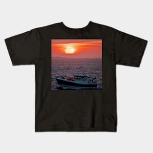 Pinball III at sunset Kids T-Shirt